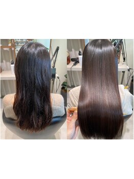 岐阜で唯一のエイジング毛専用の髪質改善！髪の芯から潤い、高級感あふれる仕上がりに♪