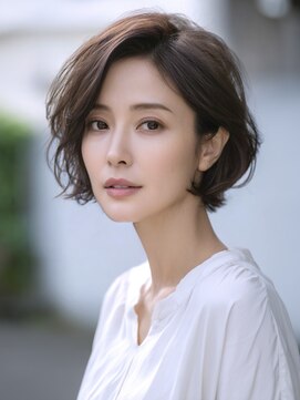 アルトリスト(Altruist Aging×HAIR&SPA) ★ダークアッシュ大人ガーリーボブ着物似合わせカット/髪質改善