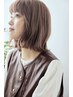 【透明感】カット+ブリーチなしダブルカラー+Tr+マイクロバブル￥17000