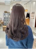 王道ラベンダーミルクティーベージュブリーチカラー
