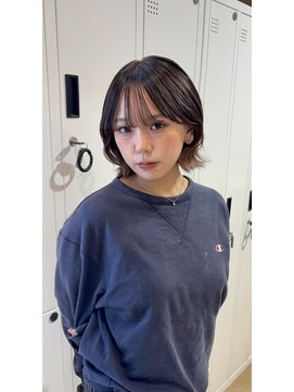 マティス 室見店(MATISSE) 洗練ショートボブ x 透けバング