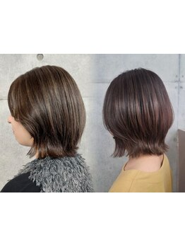 西葛西で大人の上品な髪に。明るくぼかして馴染む“グレイカラー”