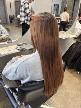 ナチュラルな大人ブラウン