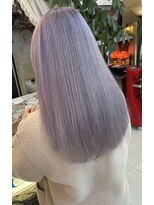 桃の木 ヘアー(桃の木 hair) ホワイトブリーチラベンダー