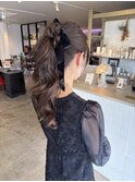 ゆるふわポニーテール