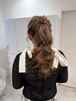 ロンドブルーム 天神大名店(Lond Bloom)&nbsp;ブリーチなしカラー/ヘアアレンジ/ヘアセット/福岡/10代20代30代