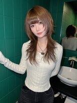アリー 原宿(ALLY)&nbsp;ハッシュカットシャギーウルフレイヤーカットエクステレイヤー