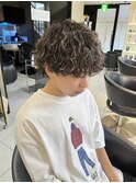 波巻きパーマ メンズパーマ メンズサロン ハイライト 横浜