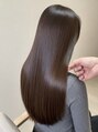 アース コアフュールボーテ みどり店(EARTH coiffure beaute) ロングスタイルはストレート施術と相性が良いです!