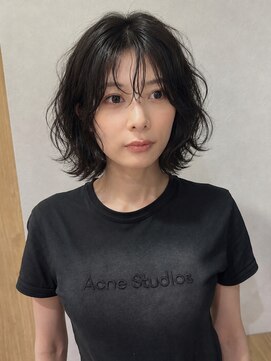 ノラ ギンザ(NORA GINZA) 小顔ボブ×Mixパーマ 20代30代40代
