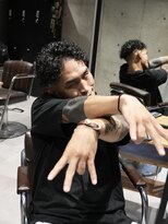 メッツ 原宿(METS)&nbsp;MEN'S/ギャングスパイラル×フェード/メンズパーマ