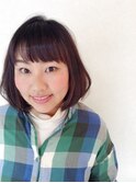 20代30代大人かわいいゆるふわボブｘ小顔カット丸みショート
