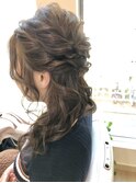サイドハーフアップアレンジ【ヘアアレンジ　立川/立川南/袴】