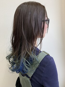 パチャールヘアー(PACAR HAIR) 『Blue ×Green』グラデーションカラー★
