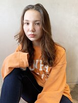 アイティー バイ アルバム 浦和店(IT by ALBUM) ビルド巻きアレンジ_オリーブカラーハイライトカラー_56802