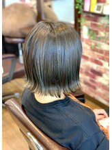 ヘアーデザイン ニコ(Hair Design nico) ちょい軽外ハネきりっぱボブ