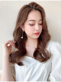 アフロートみきな長め前髪色っぽヘア韓国アイドルかきあげバング