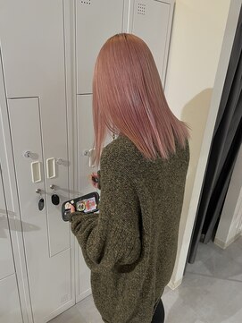 ピヨン 心斎橋(piLLon) アースカラー くびれヘア デザインカラ- ツートンカラー　SK04