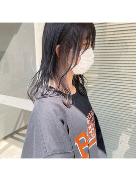 ミント(mint) インナーカラー/インナーグレー/くすみカラー/ブルージュ