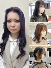 《stylist 畑中結衣》ウルフカット×インナーカラーのスペシャリスト 一歩先の垢抜けstyleをご提供します＊