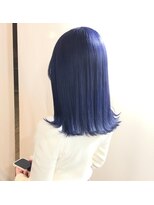 アンティ 佐賀駅前店(UNTY) #ブルー＃ストレート＃ハイトーン