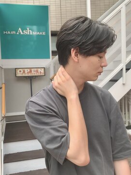 アッシュ 西葛西店(Ash) モテ髪センターパート