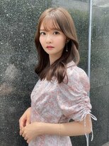 韓国ヘア/くびれヘア/おくれ毛/顔まわりカット/レイヤーカット