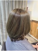 20代30代40代大人かっこいいハイライトブリーチ無造作ミディ