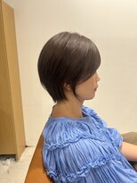 ネイロ 錦糸町(NeiRo)&nbsp;魅力倍増カールセミディシアーカラーダークアッシュショートヘア
