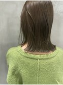 切りっぱなしボブ×オリーブグレージュ｜her都立大学