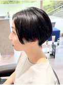 センターパート/ハンサムショート/刈り上げ女子ショートカット