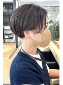刈り上げショートハンサムショート刈り上げボブショート前髪なし