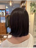 切りっぱなしボブ