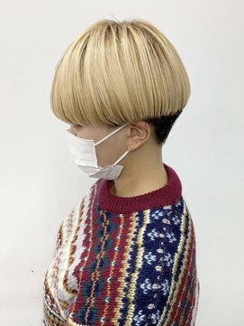 キューズ クラブ(cuz KLUB) 【cuzKLUB】マッシュショート×コントラストカラー＊池袋