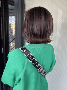 ハピネス 河原町店(Happiness) ハイライトカラー　伸ばしかけスタイル　京都美容室　進詩織