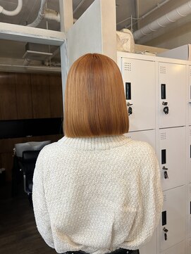 アジールヘア 東上野店(agir hair) オレンジカラー【上野】