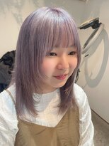 ノーブルヘアー(NOBLE HAIR)&nbsp;レイヤー×ラベンダー