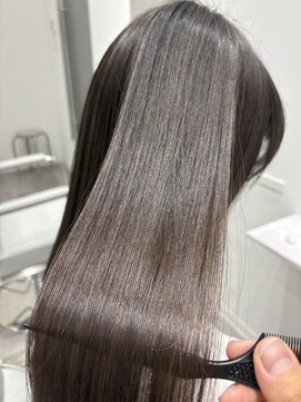 パルス ヨコハマ(PULSE yokohama) 透明感ブリーチなしダブルカラーヘーゼルオリーブグレージュ