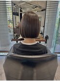 切りっぱなしボブ