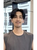 アップバングイケおじメンズヘアメンズカット
