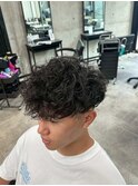 バロックパーマパーマ/メンズ/刈り上げ/眉毛/ツイスト