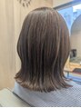 モコヘアーフロール(MOCO hair flor) くびれロブで柔らかいシルエット☆透明感カラーも得意!