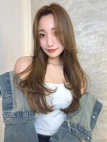 ロンドアヴァントゥス 池袋(Lond aventus)&nbsp;オリーブグレー/ボブ/顔周り/小顔/レイヤー/髪質改善/縮毛矯正