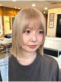髪質改善/ハイライト/ブリーチ/ベージュ/レイヤーカット/韓国 