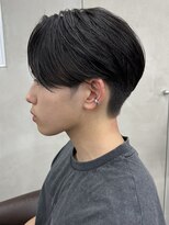 ニコ トウキョウ 渋谷(nico TOKYO)&nbsp;刈り上げセンターパートテーパーフェードカットニュアンスパーマ