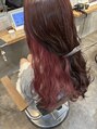 ラフィス ヘアー エイル 京橋店(La fith hair ail) インナーカラーピンク一度に2色楽しめる
