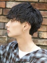 ルーシー 渋谷(LUCEY)&nbsp;ツイストスパイラルパーマ波巻きパーマメンズカットメンズパーマ