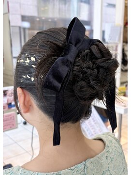 プロデュース 相模原店(Produce) ベロアリボンが可愛い！タイトStyle 結婚式/お呼ばれ/同窓会