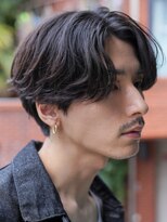 レタッチ バイ フィフス 銀座(RETOUCH by fifth)&nbsp;新橋フェザーパーマニュアンスパーマ毛流れパーマセンターパート