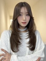 アイトーキョーエス 渋谷(AI TOKYO S)&nbsp;ハッシュカットロングレイヤー韓国レイヤーハッシュレイヤー